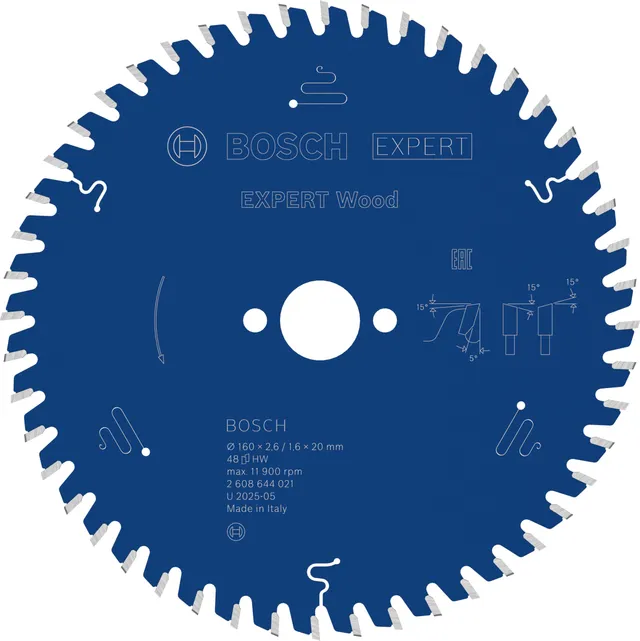 Bosch EXPERT Wood lame scie circulaire 160 mm 48 dents