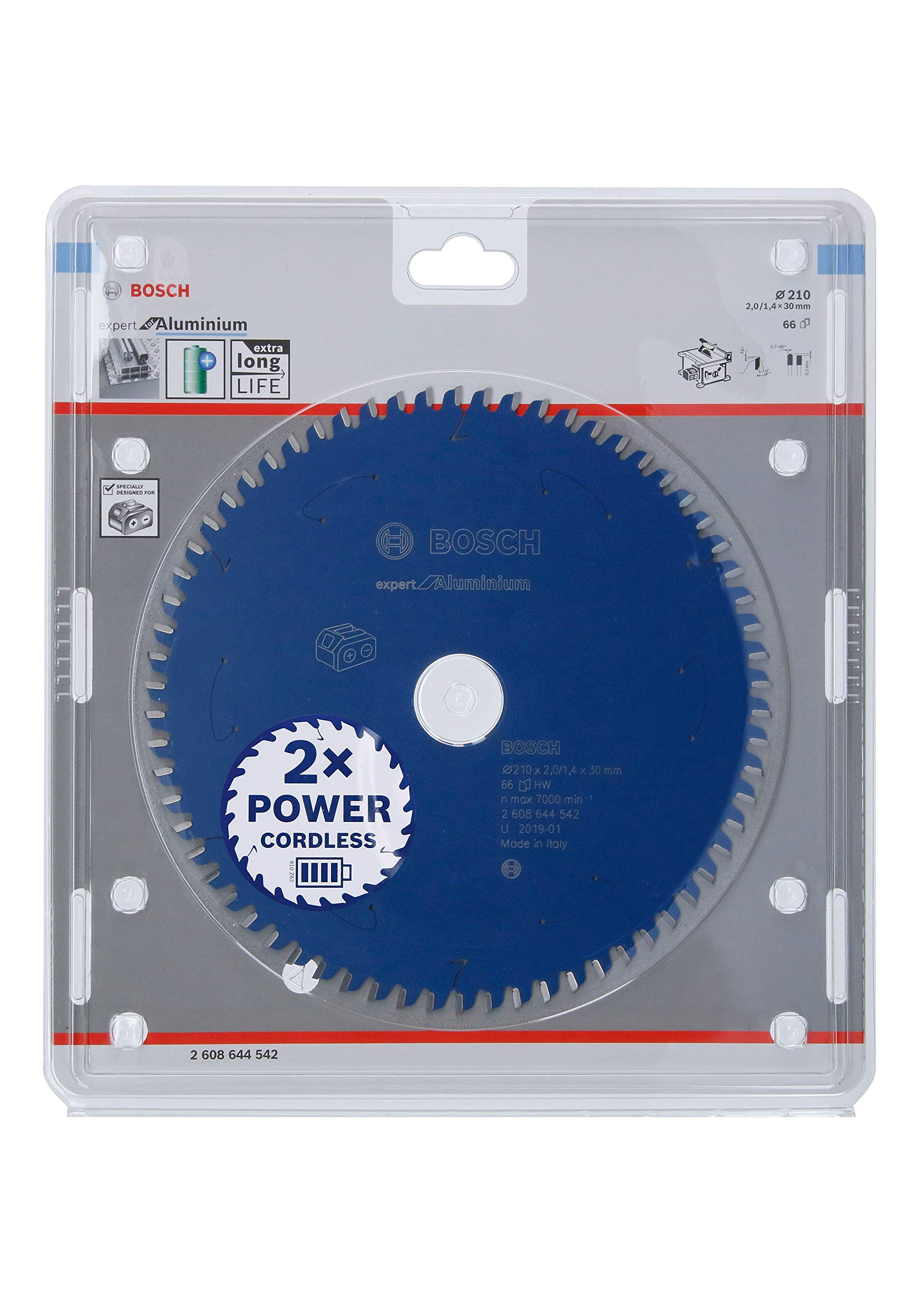Bosch Expert Lame circulaire alu 216x30 66 dents