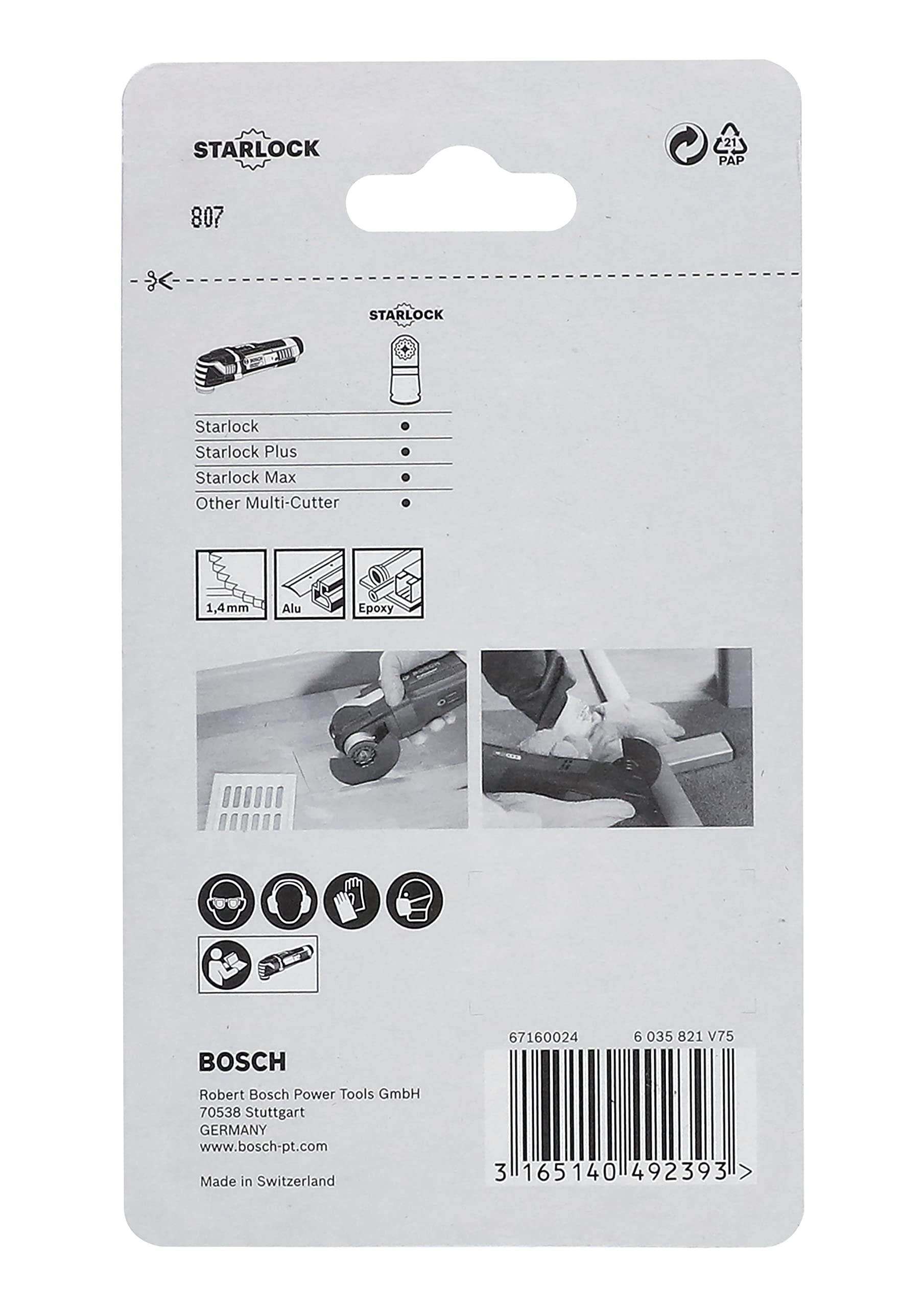 Bosch ACZ 85 EB 85 mm lame segment multifonction bois métal