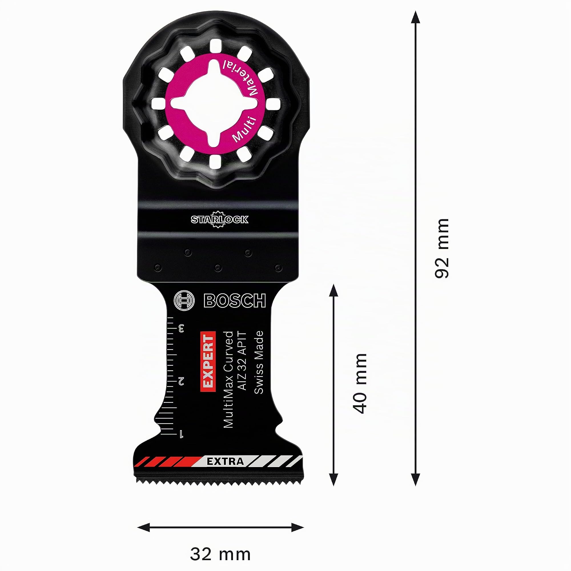 Bosch AIZ 32 APIT lame multifonction 32 mm carbure 5 pièces