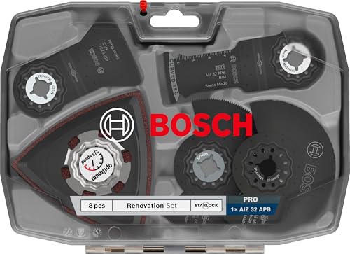 Bosch Renovation coffret lames Starlock multifonction 8 pcs