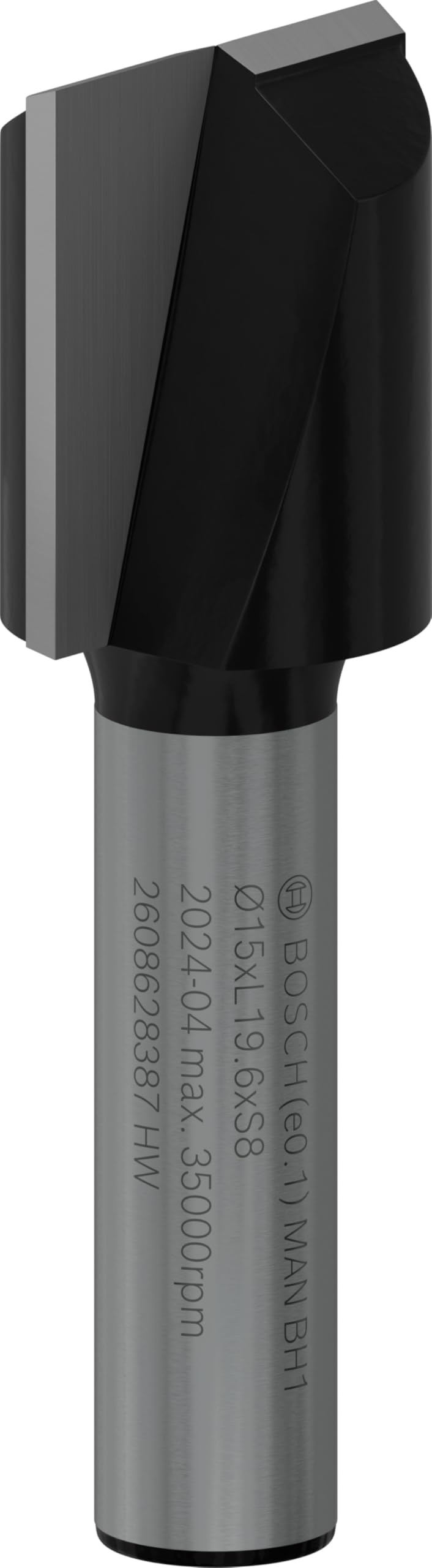 Bosch PRO fraise à rainurer droite Ø25 mm queue 8 mm bois