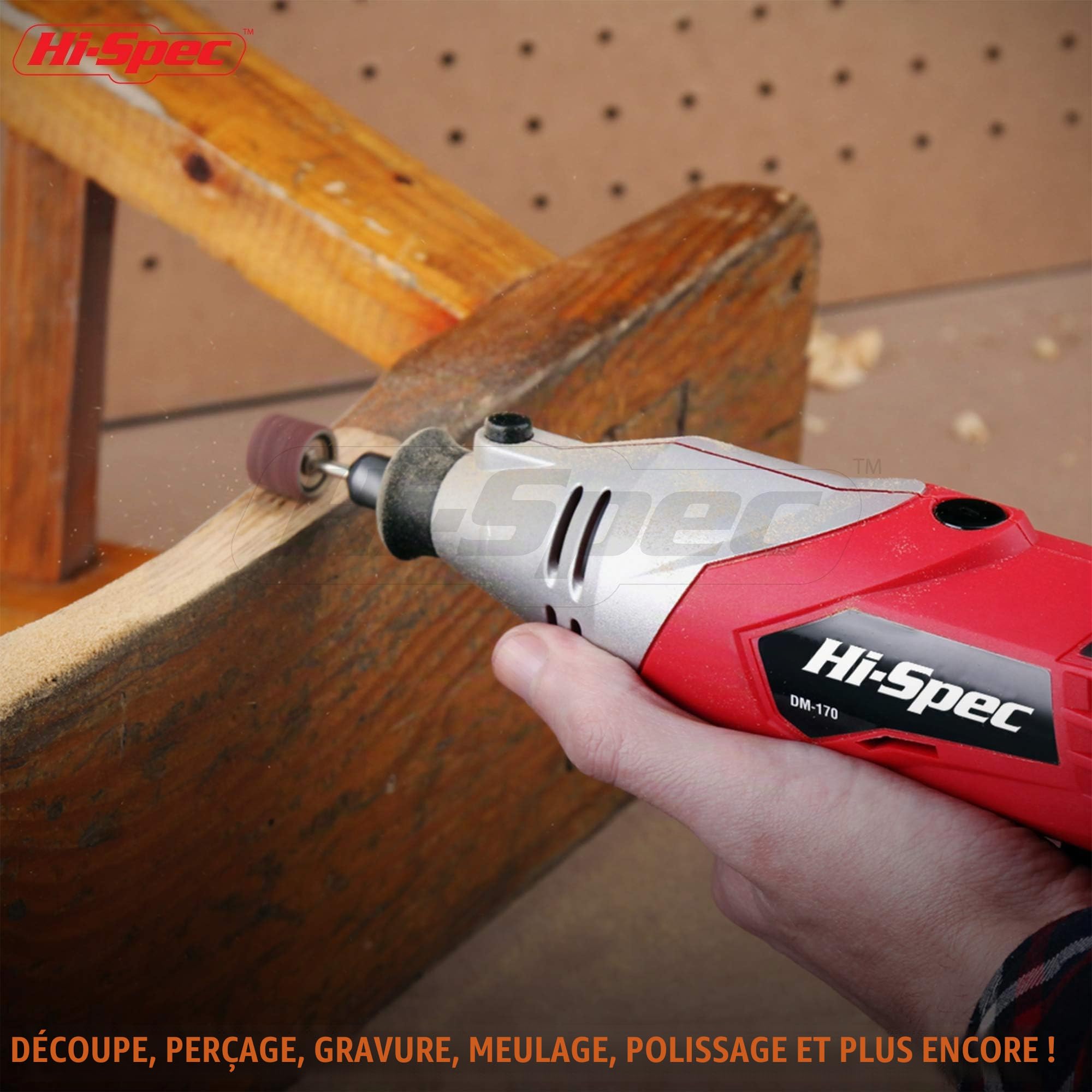 Hi-Spec Rotary Tools outil rotatif 170W 121 accessoires