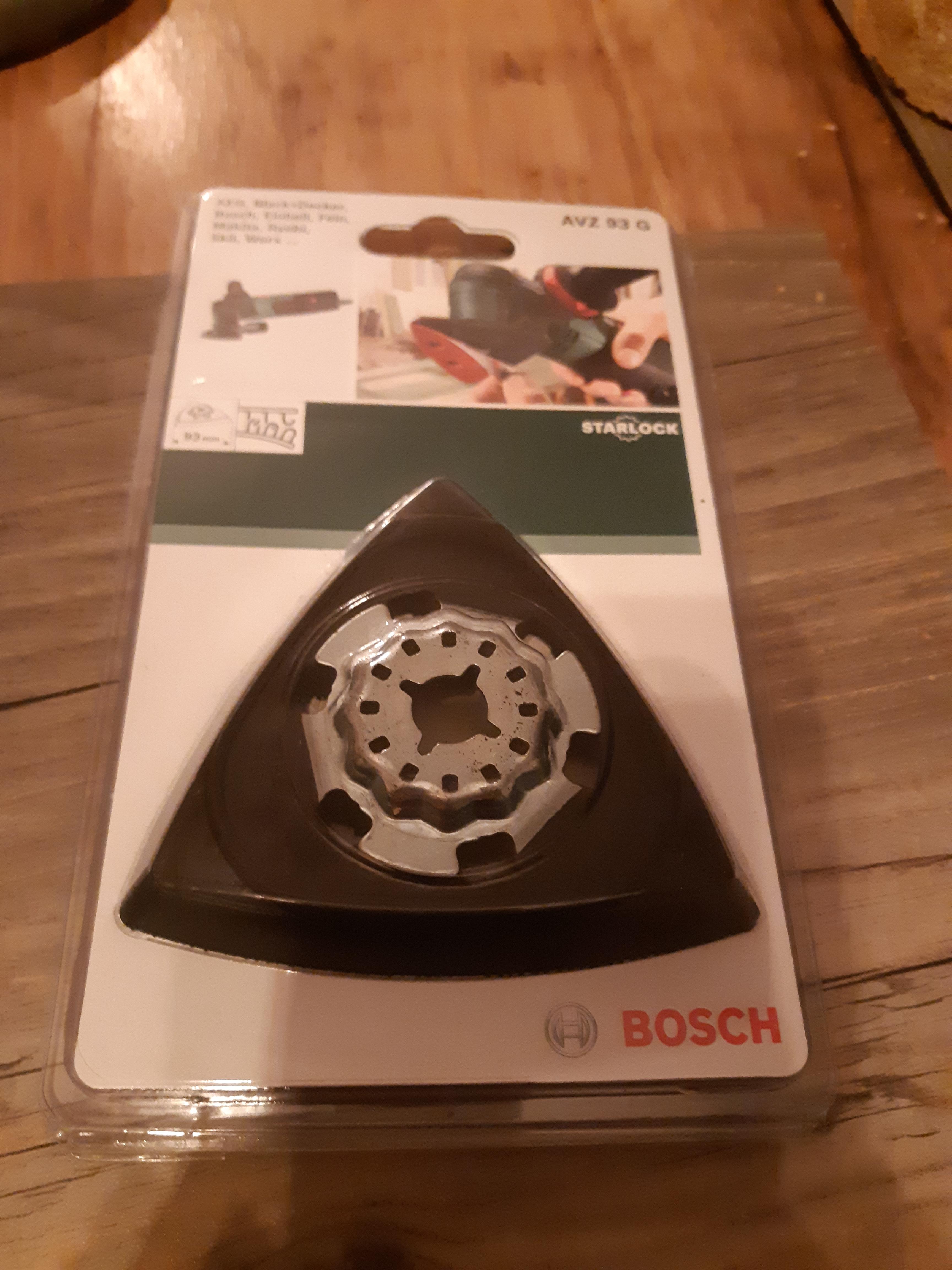 Bosch AVZ 93 G plateau abrasif Delta Starlock PMF
