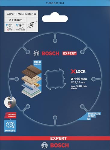 Bosch EXPERT Carbide Multi Wheel disque 115 mm X-Lock