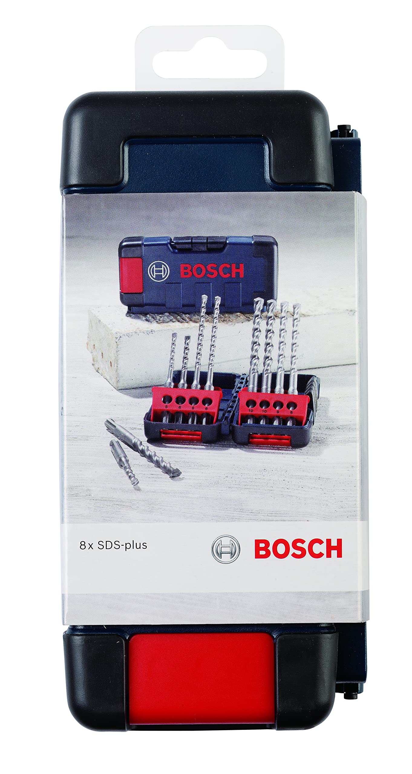 Bosch SDS Plus-3 Coffret Forets Béton 8 Pièces ToughBox