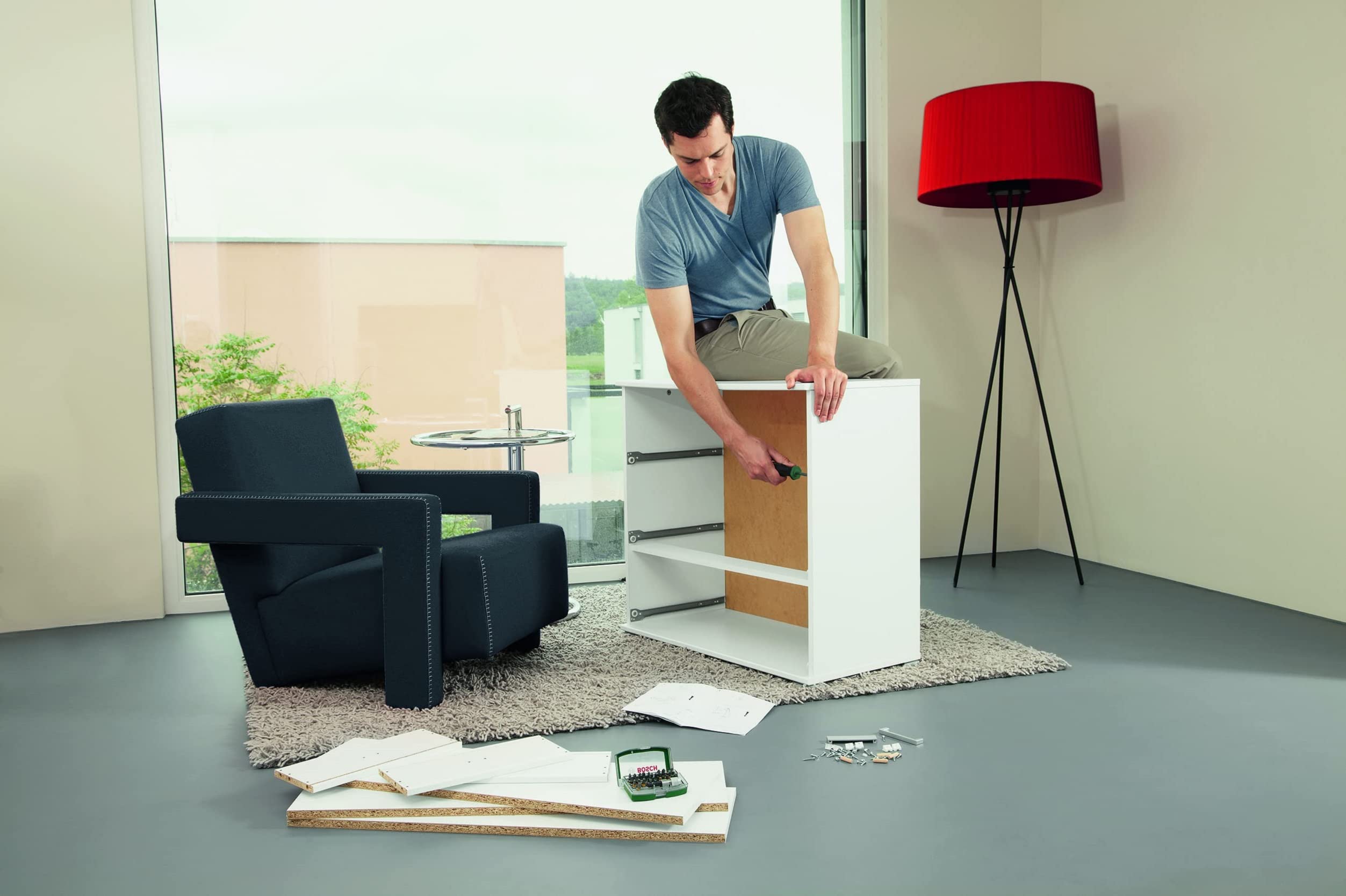 Bosch jeu embouts vissage 32 pièces code couleur tournevis