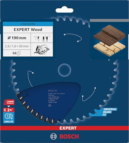 Bosch EXPERT Wood lame scie circulaire 190x30 mm T56 bois