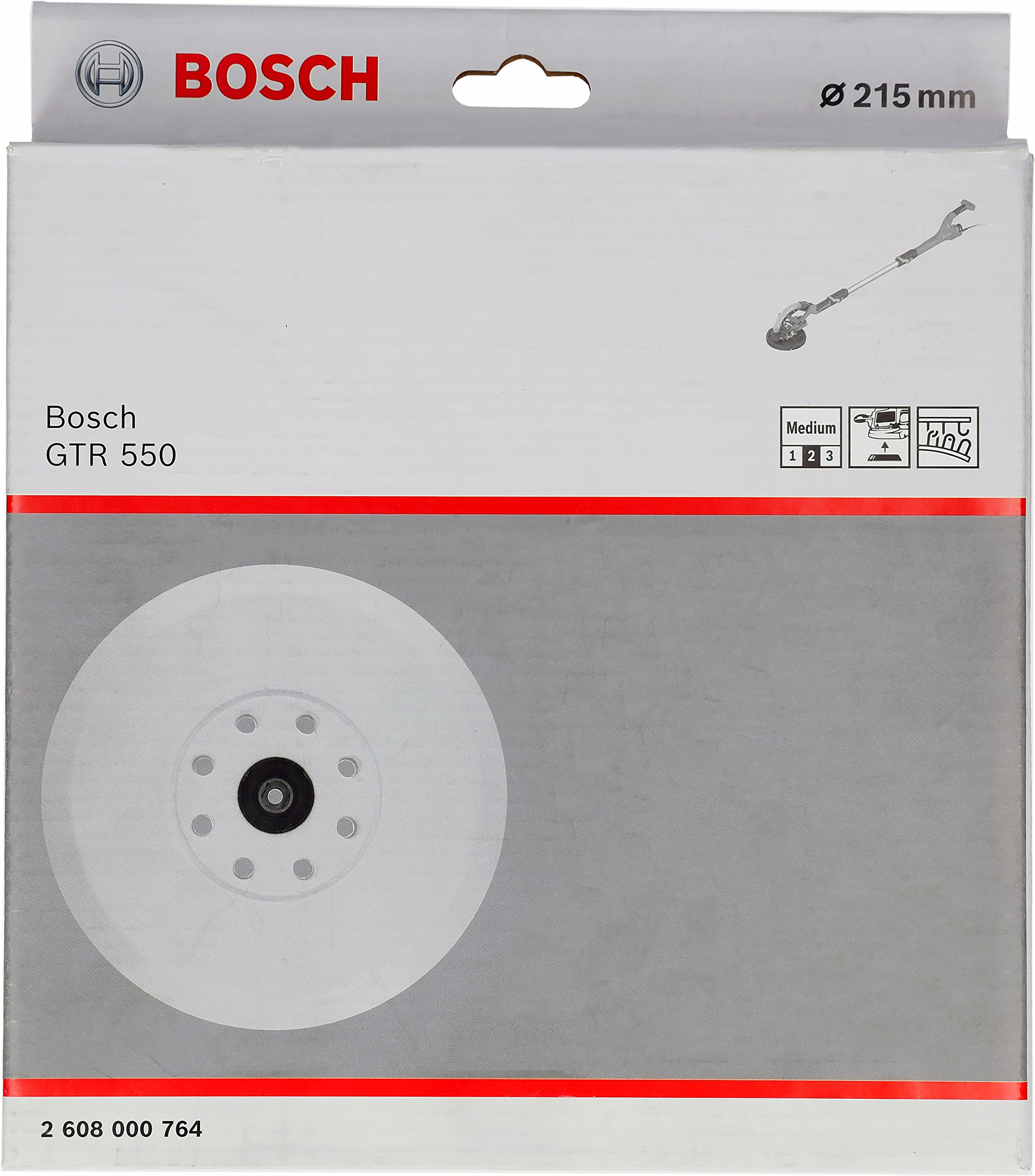 Bosch plateau ponçage moyen 215 mm pour GTR 550