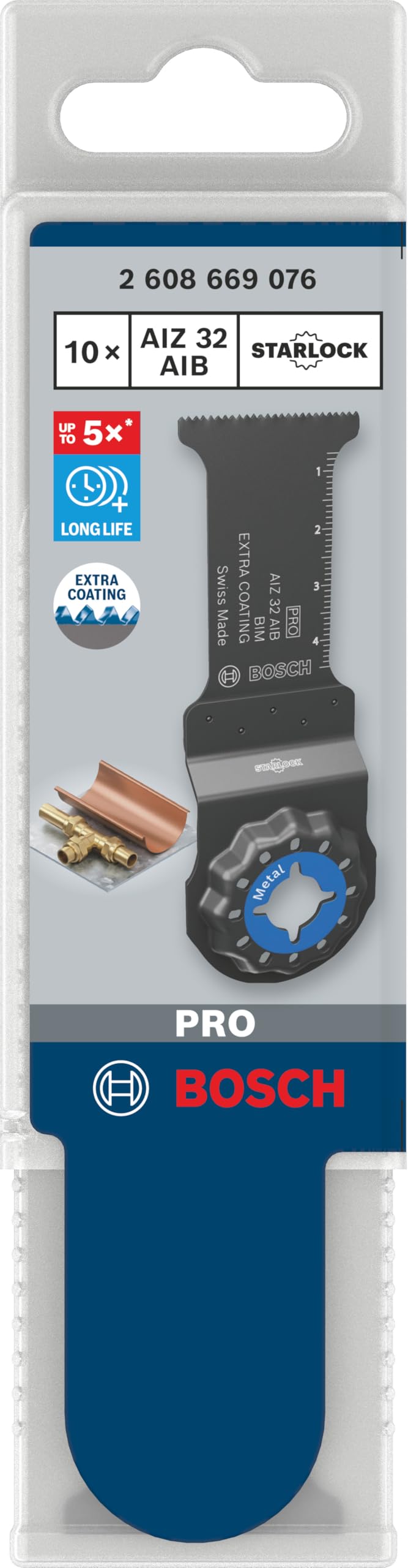Bosch PRO AIZ 32 AIB lame multifonction 10 pcs métal non ferreux