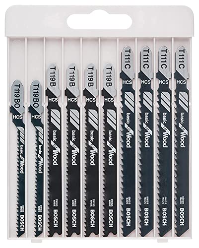 Bosch Kit 10 Lames Scie Sauteuse Bois T 119 / T 111 C