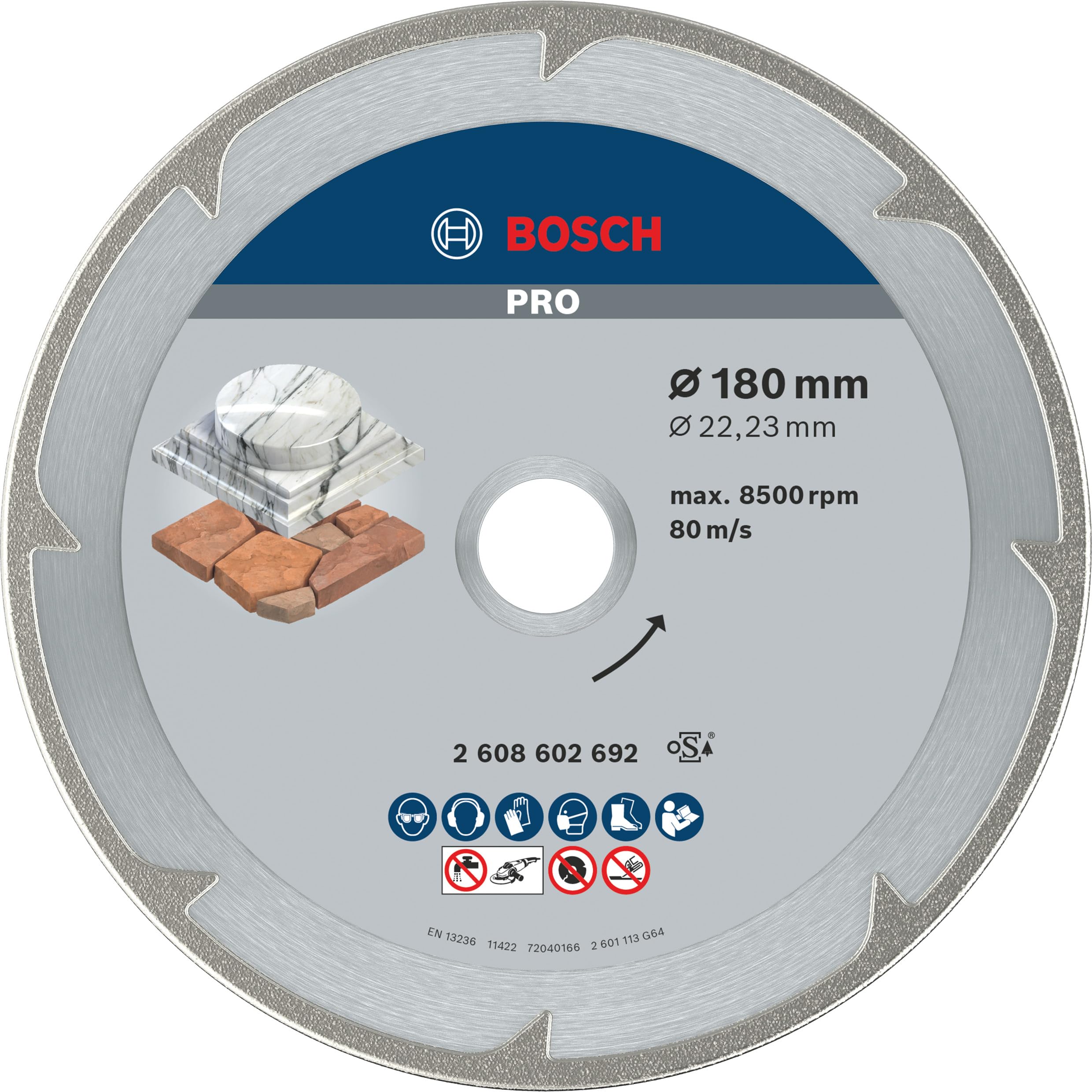 Bosch Best for Marble disque diamant 115 mm marbre