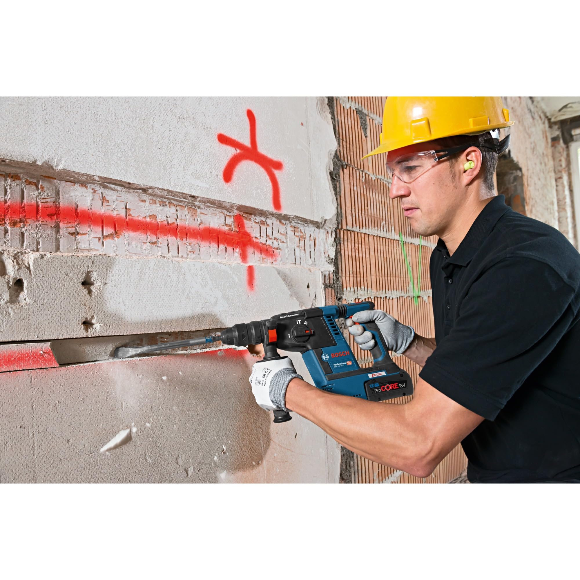 Bosch Professional perforateur GBH 18 V-26 F SDS plus 2x5,0Ah