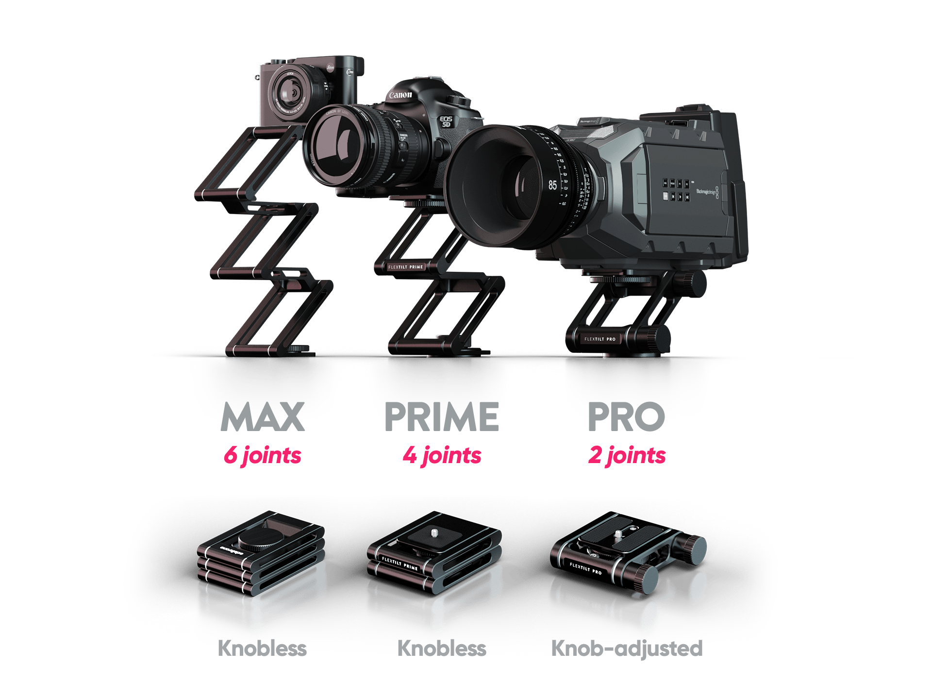 Edelkrone FlexTILT PRO V2 rotule articulée charge lourde