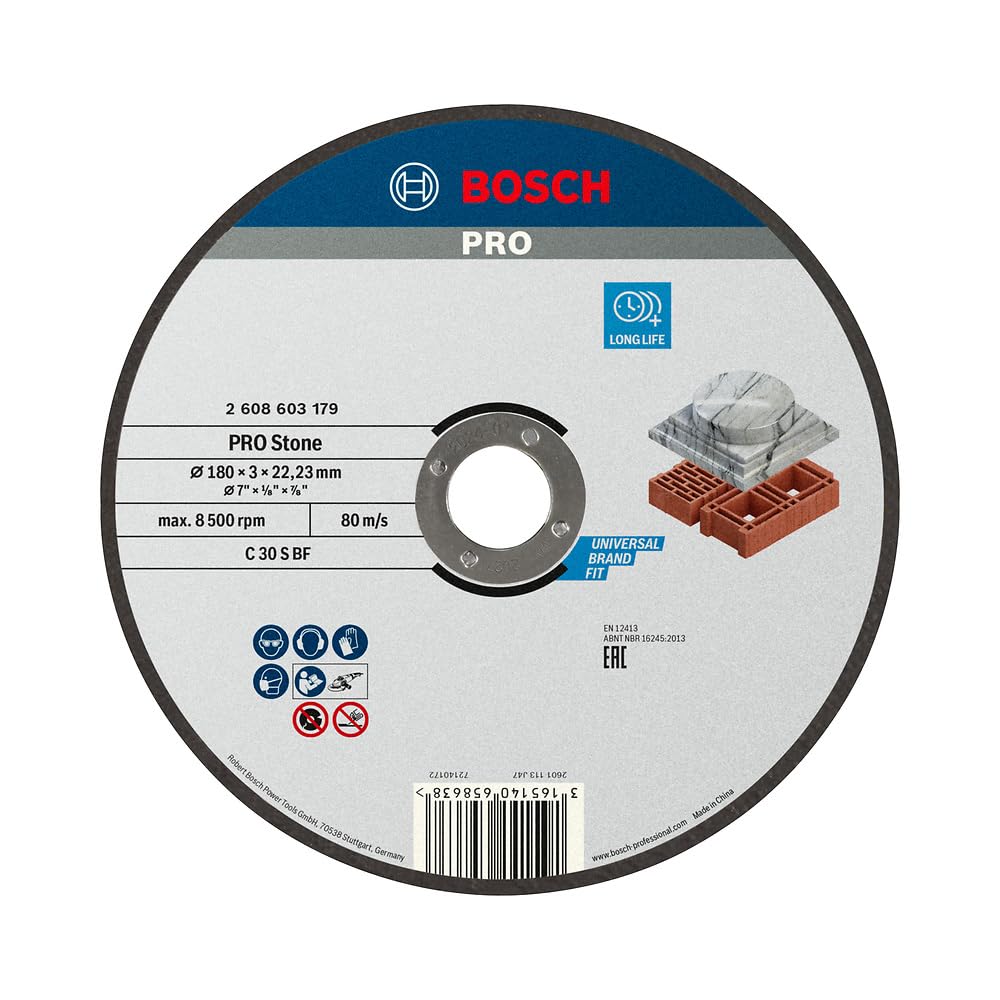 Bosch PRO Stone disque à tronçonner pierre 115 mm