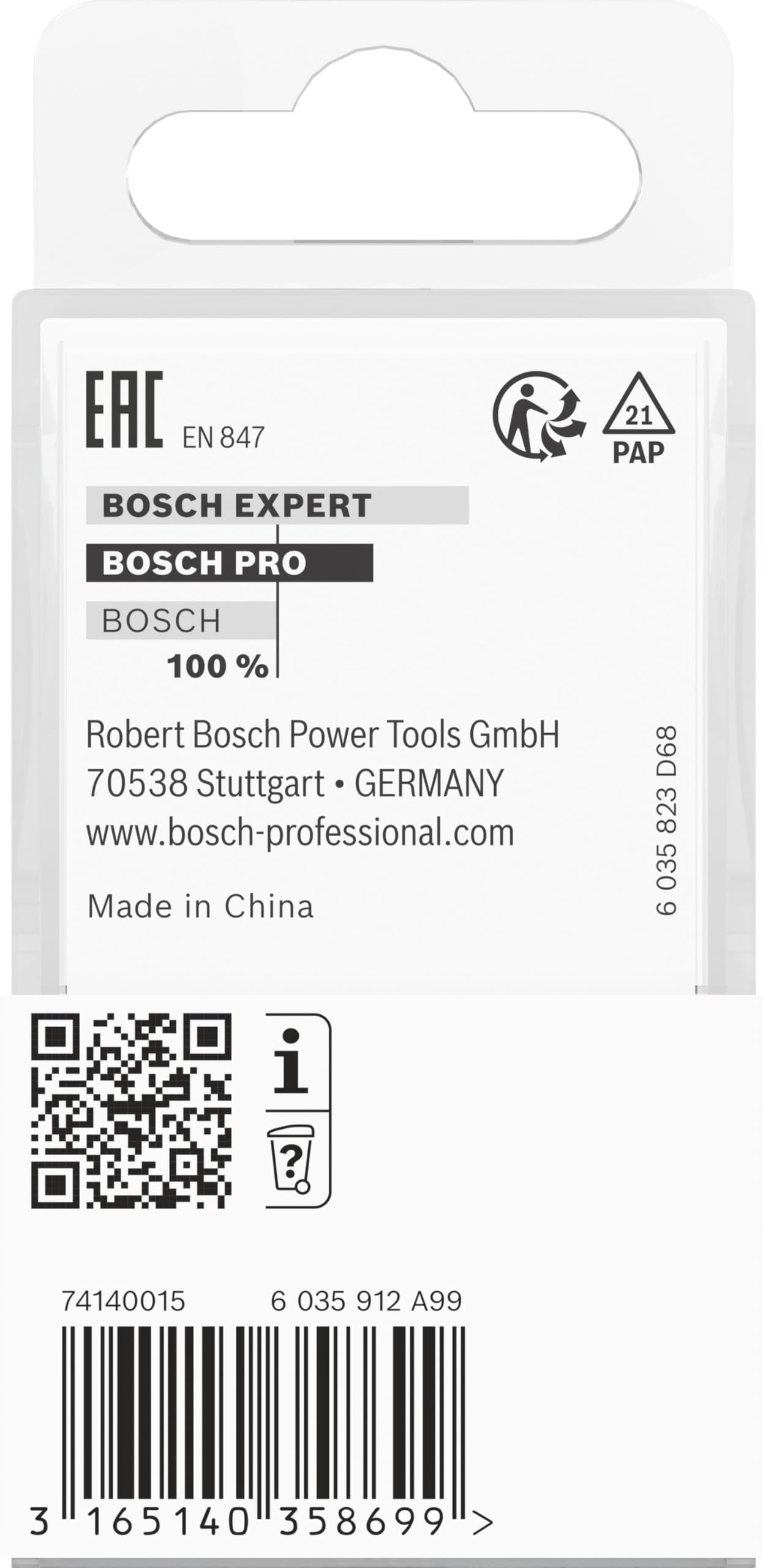 Bosch PRO fraise queue d'aronde 8 mm 15° bois