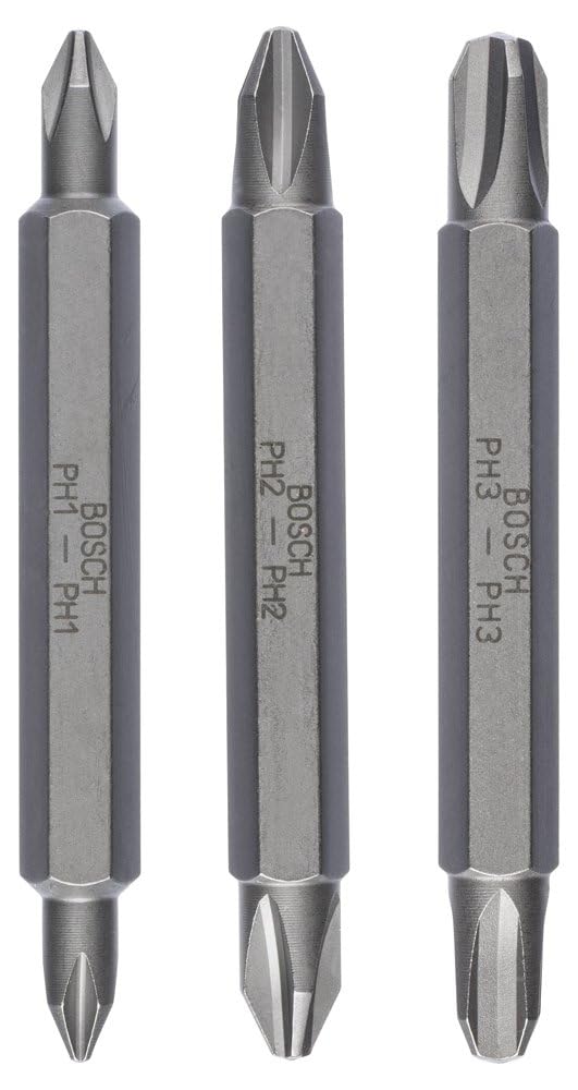 Bosch Embouts de vissage PZ1 PZ2 PZ3 60 mm lot 3