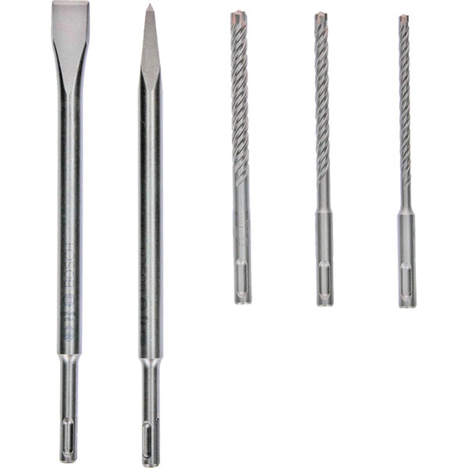 Bosch PRO Coffret 5 Forets et Burins SDS plus Béton