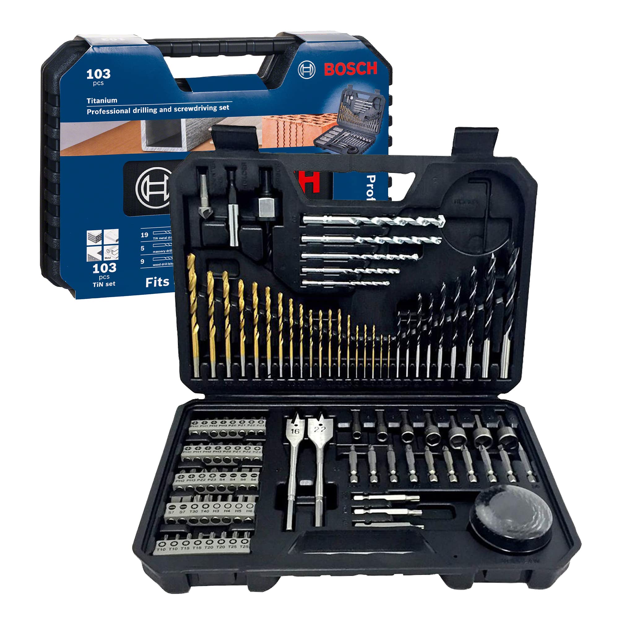Bosch Professional coffret forets embouts 103 pièces