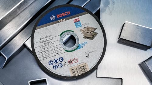 Bosch PRO disques à tronçonner 115 mm inox lot 100