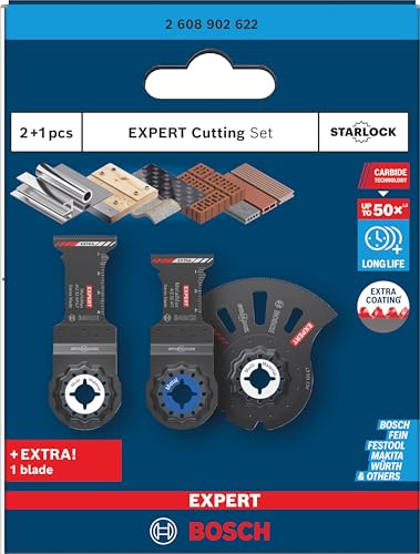 Bosch EXPERT Cutting kit 3 lames oscillantes Starlock