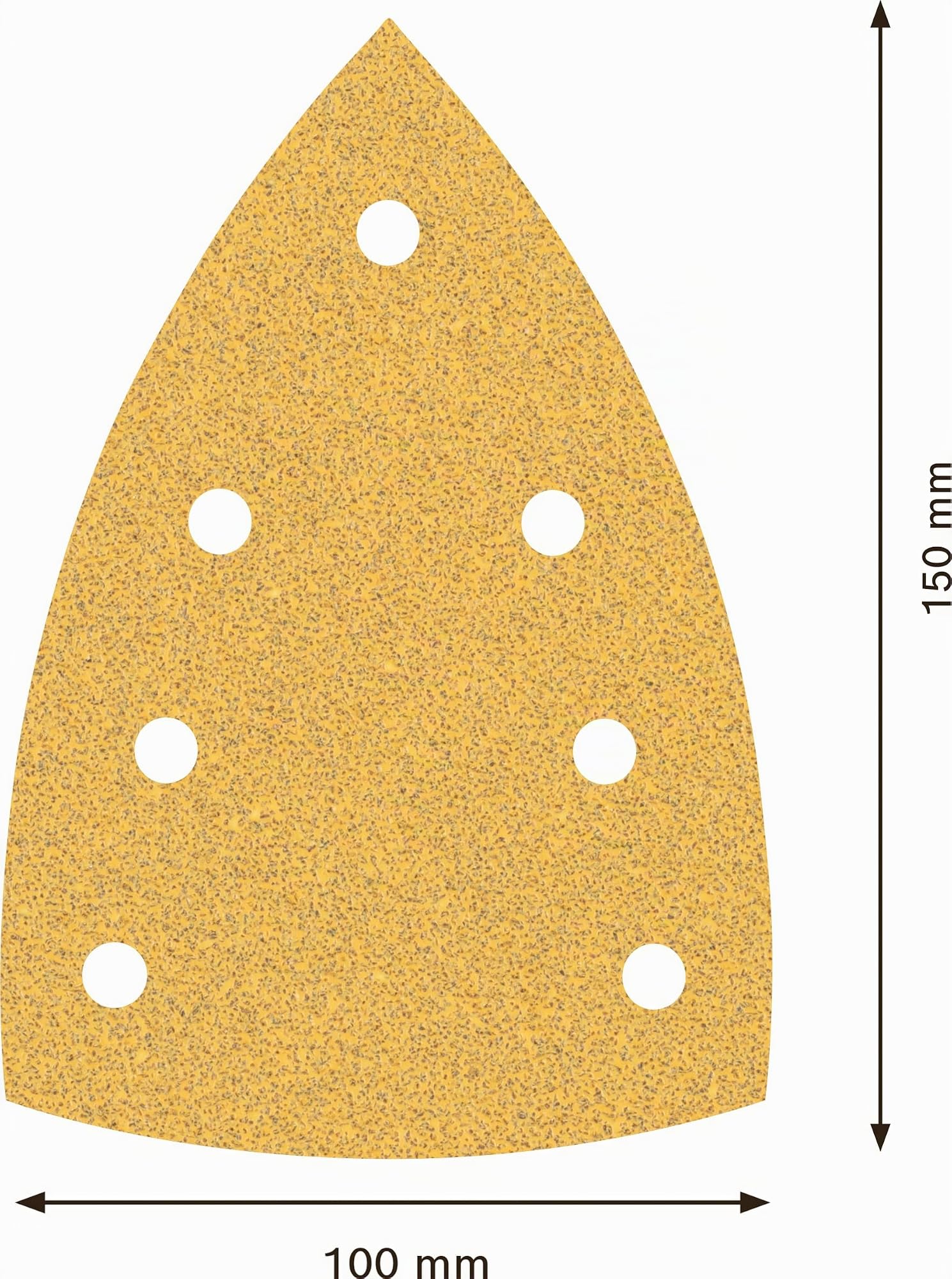Bosch Expert C470 Feuille Abrasive 100x150 G60 x10