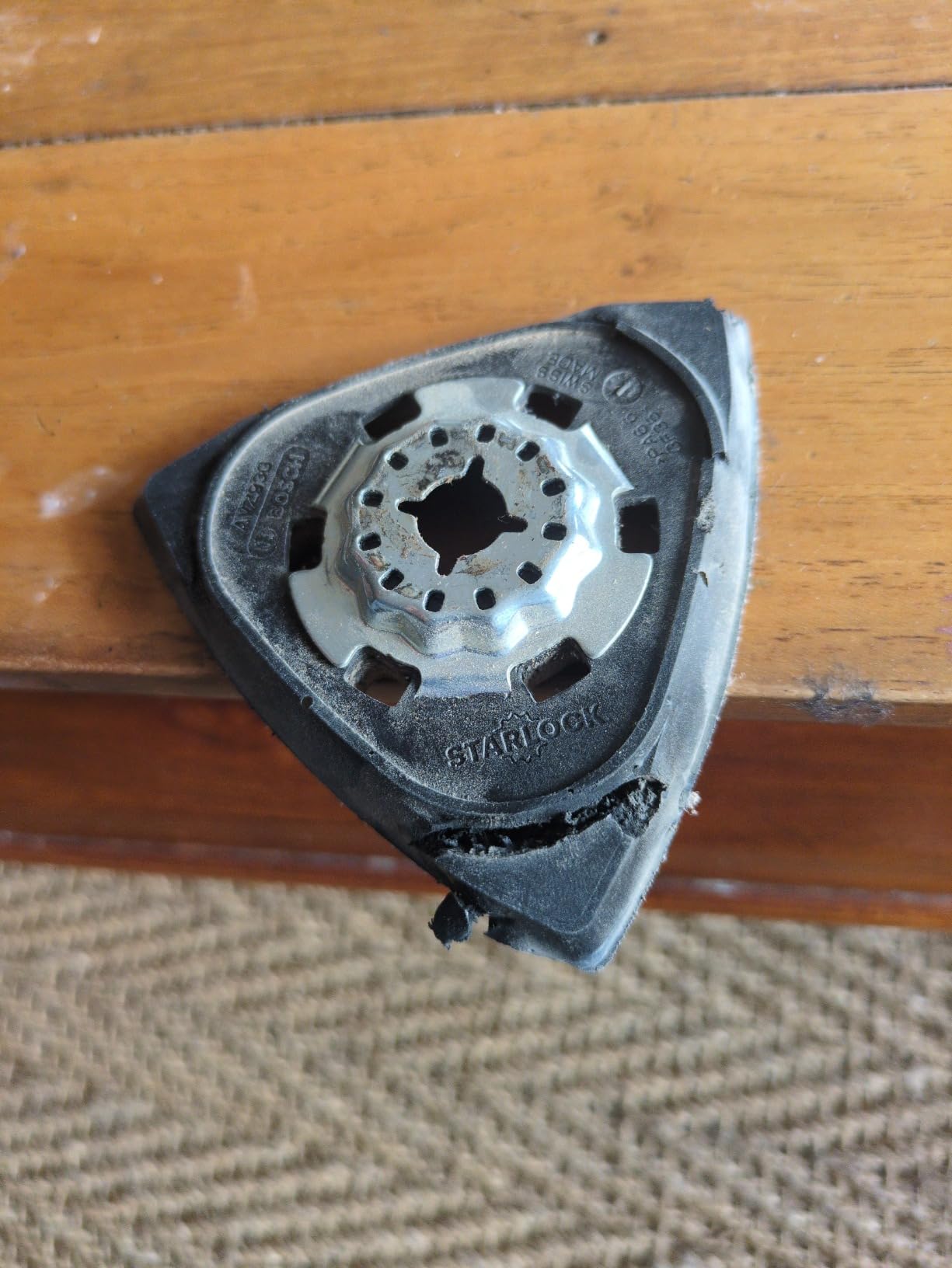 Bosch AVZ 93 G plateau abrasif Delta Starlock PMF