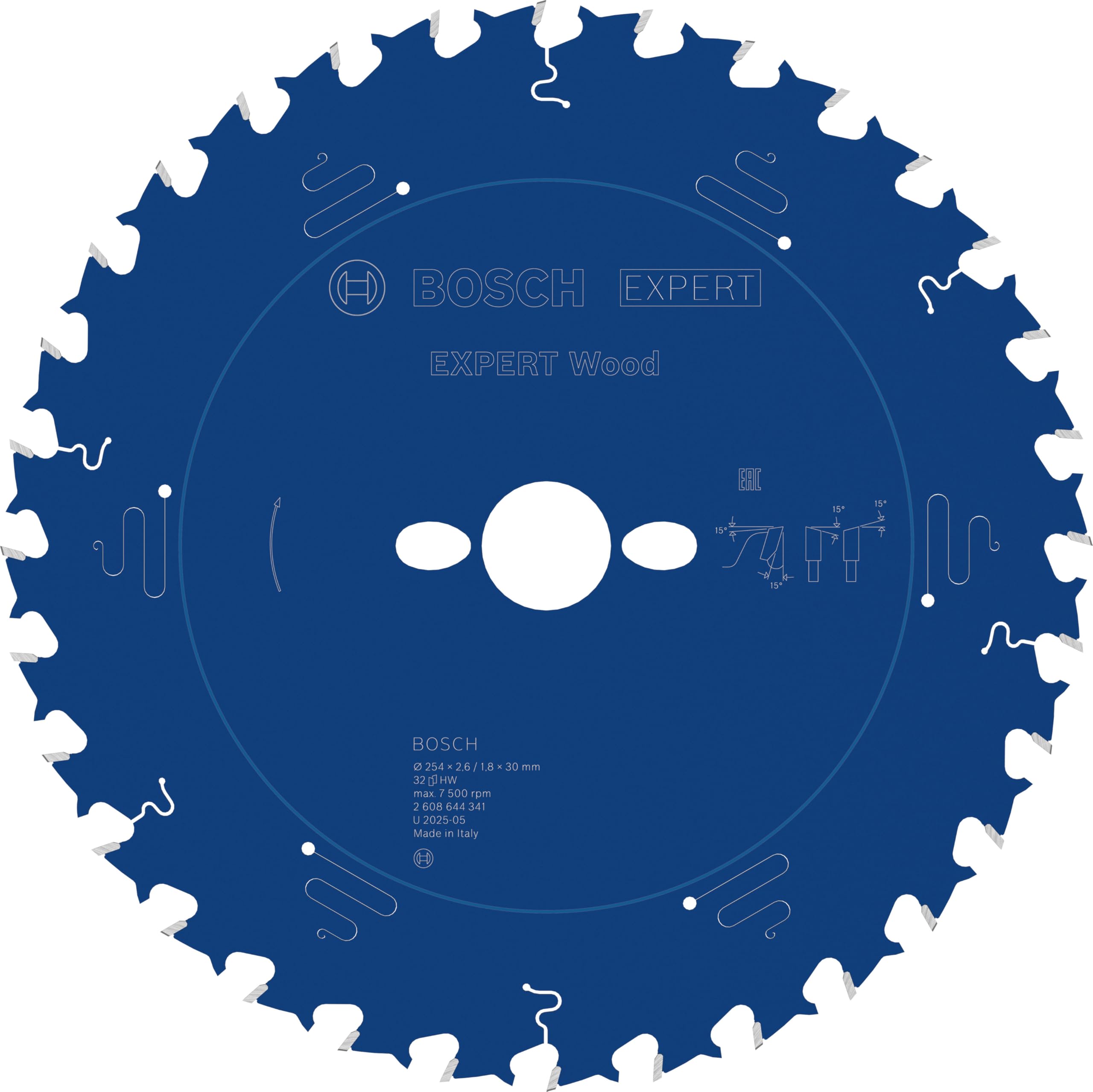 Bosch EXPERT Wood lame circulaire 254x30 mm T32