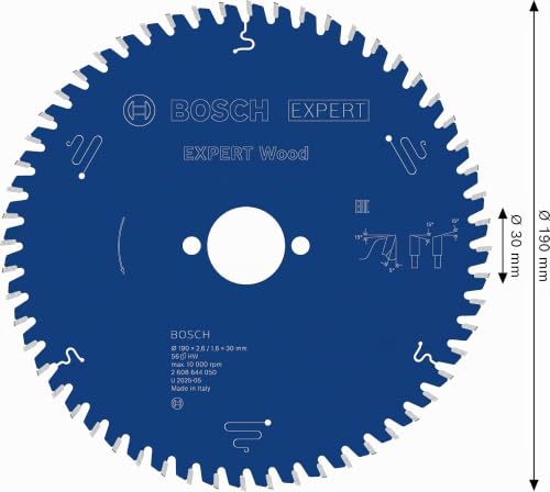Bosch EXPERT Wood lame scie circulaire 190x30 mm T56 bois