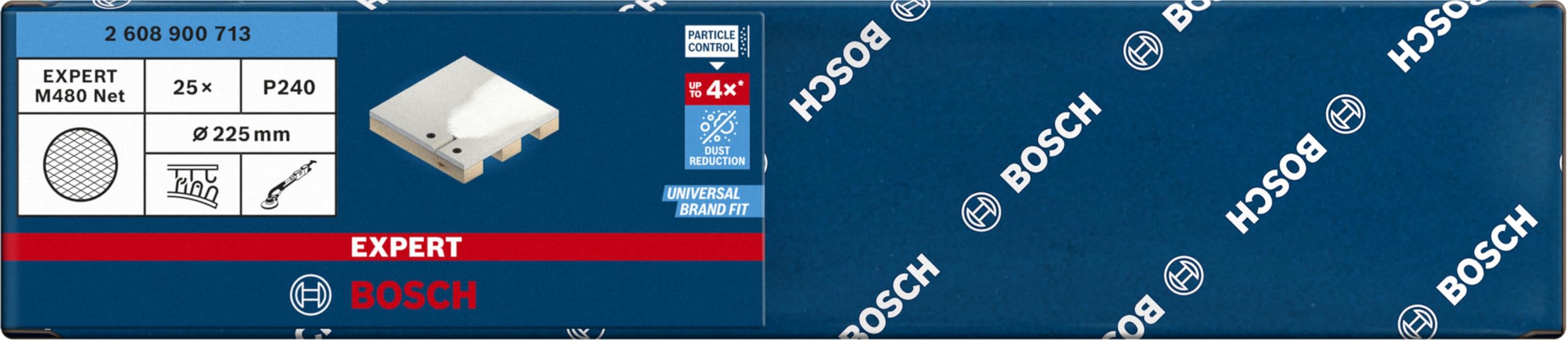 Bosch Expert M480 disque abrasif 225 mm grain 240 x25