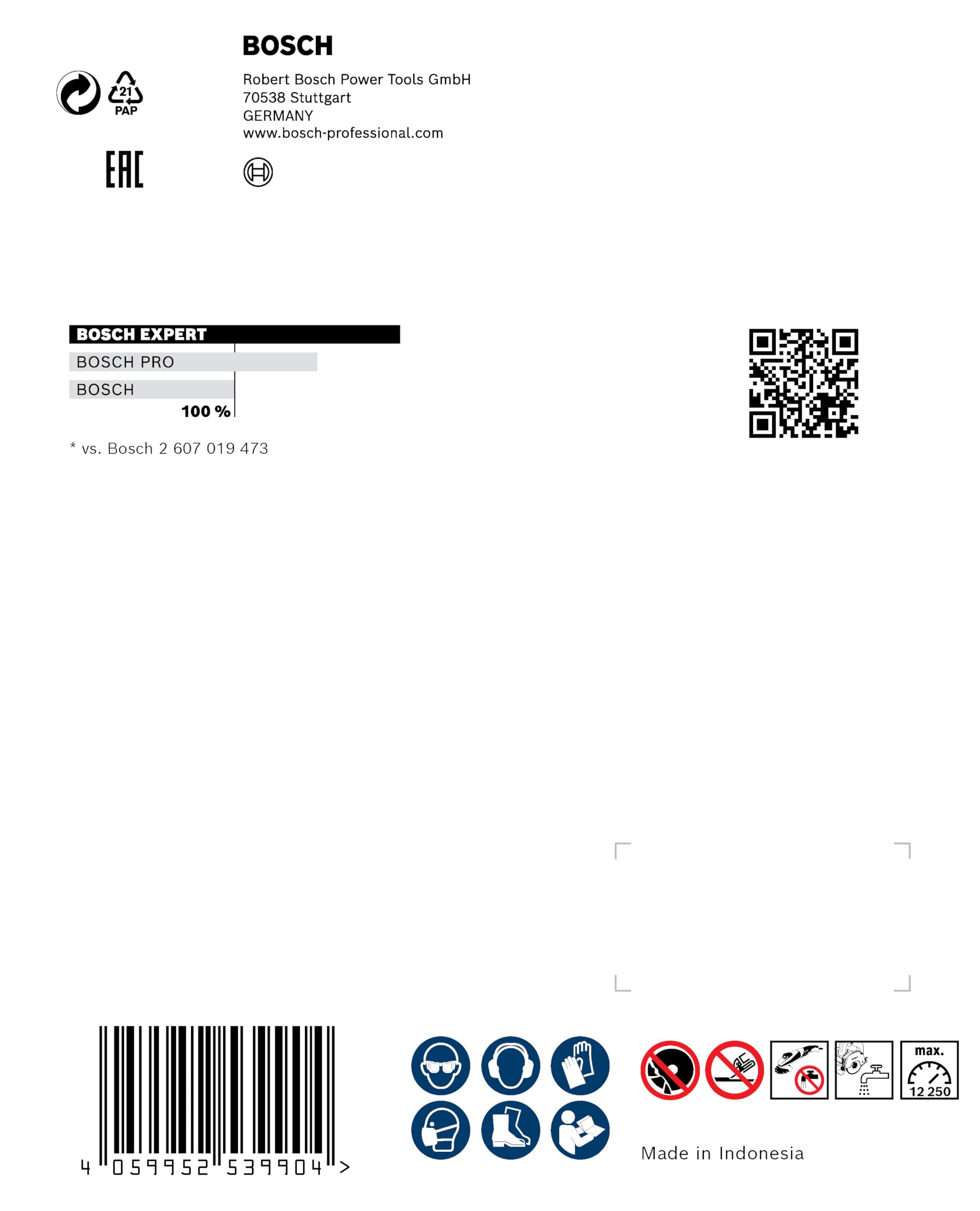 Bosch Expert HardCeramic disque diamant 125 mm carrelage dur