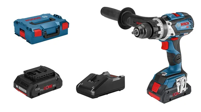 Bosch GSB 18V-110 C perceuse percussion 18V L-BOXX 2x4Ah