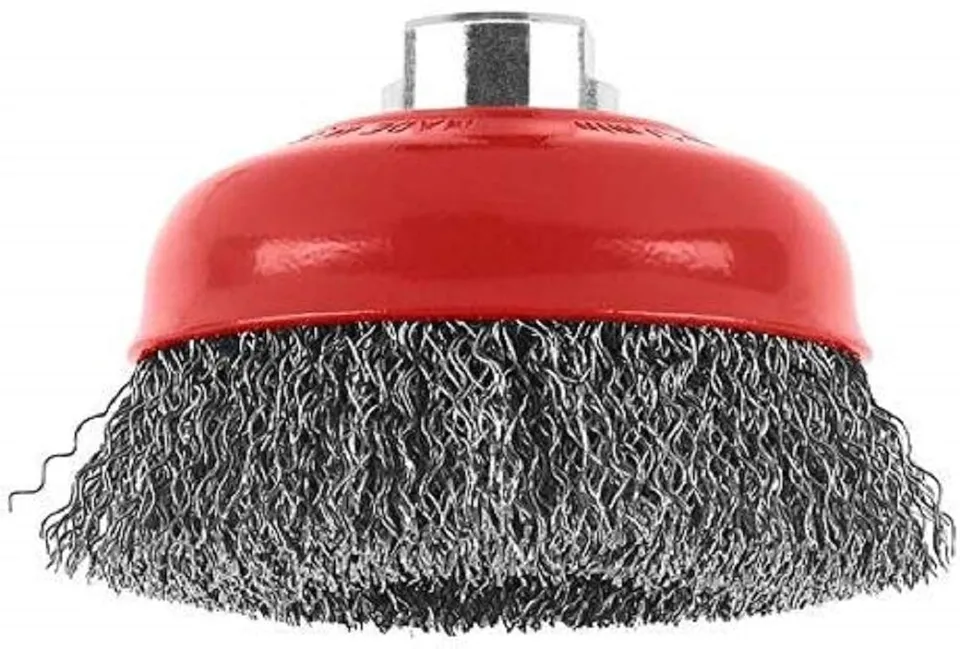 Bosch PRO Steel brosse boisseau acier 100mm M14 fils ondulés