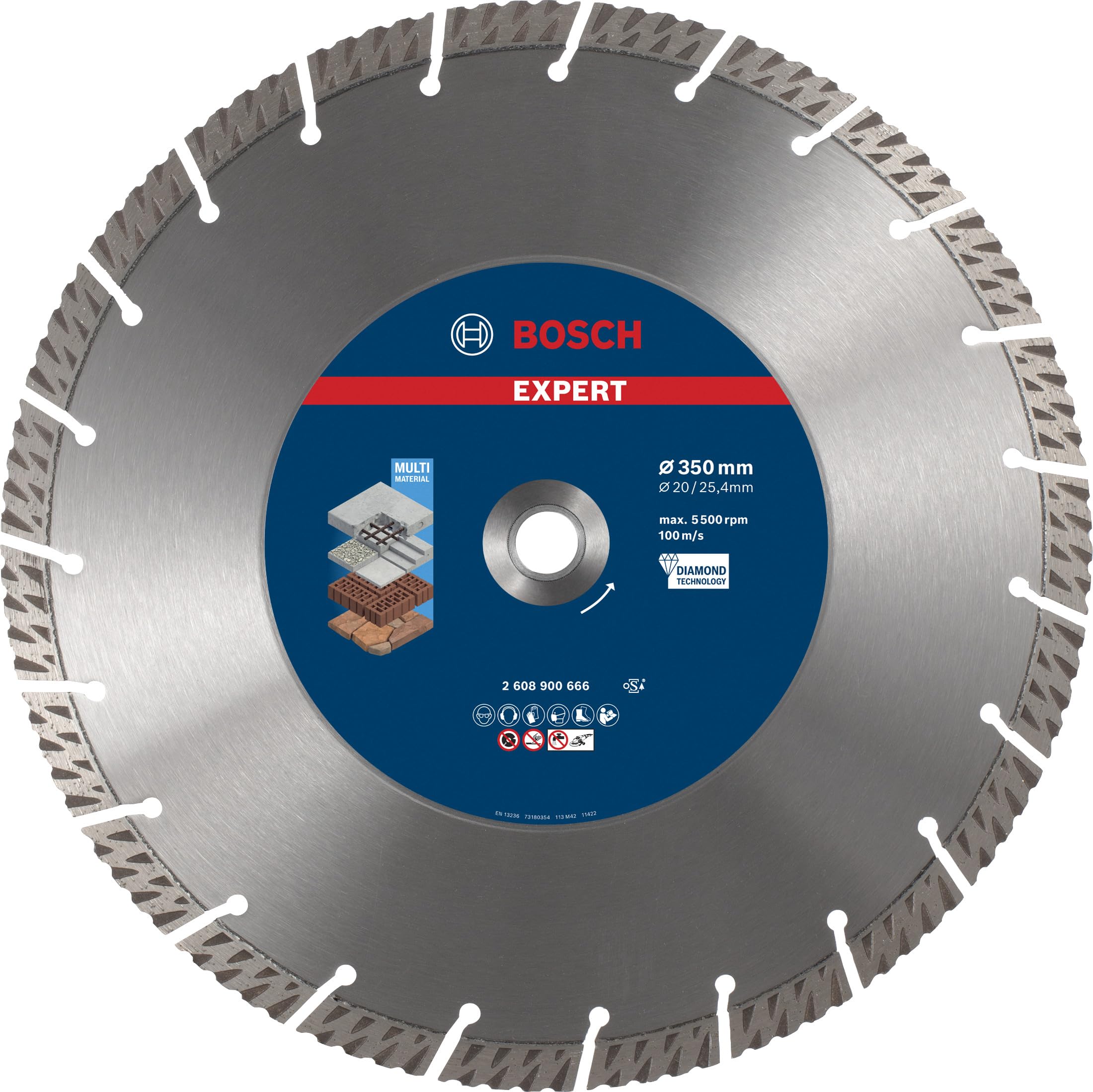 Bosch EXPERT disque diamant béton Ø350 mm Multi Material