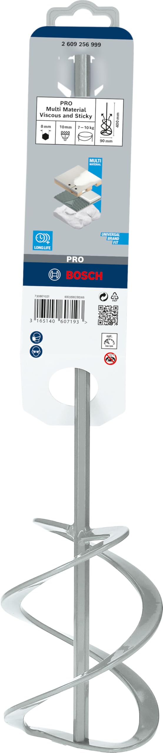 Bosch Malaxeur WK 90 S 90 mm mortier et colle 7-10 kg