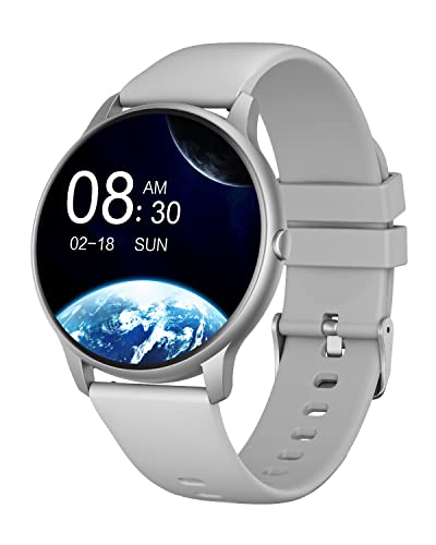 GRV Montre Connectée Smartwatch Gris + Cardio 13 Modes