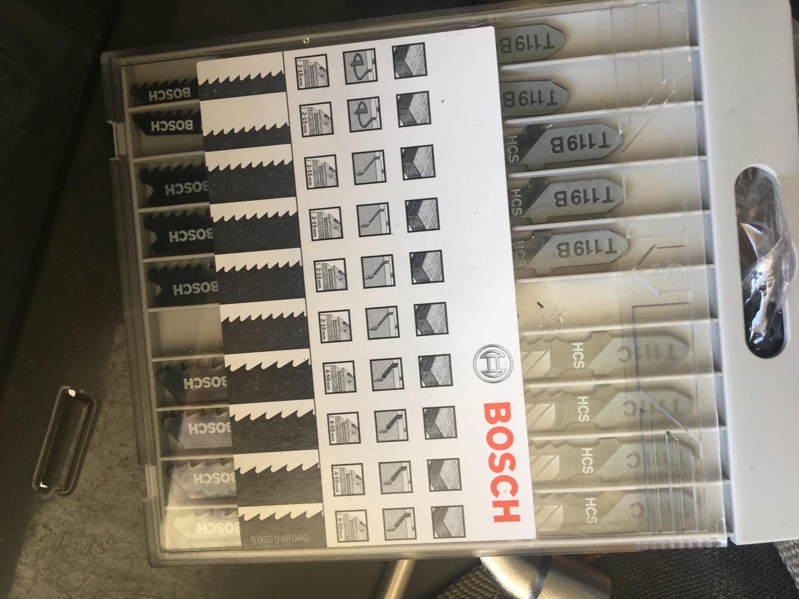 Bosch Kit 10 Lames Scie Sauteuse Bois T 119 / T 111 C