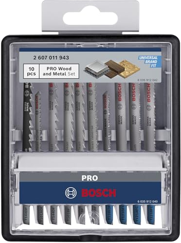 Bosch PRO Wood and Metal lames scie sauteuse 10 pcs T