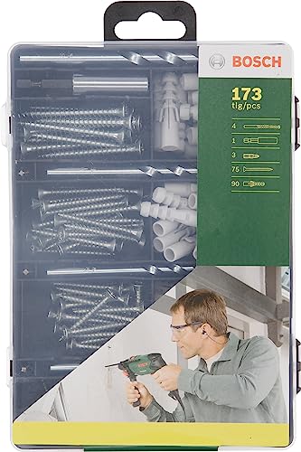 Bosch Coffret fixation 2607019511 173 pcs chevilles