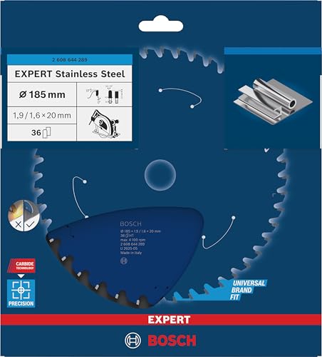 Bosch Expert Stainless Steel lame 185x20 mm T36 inox