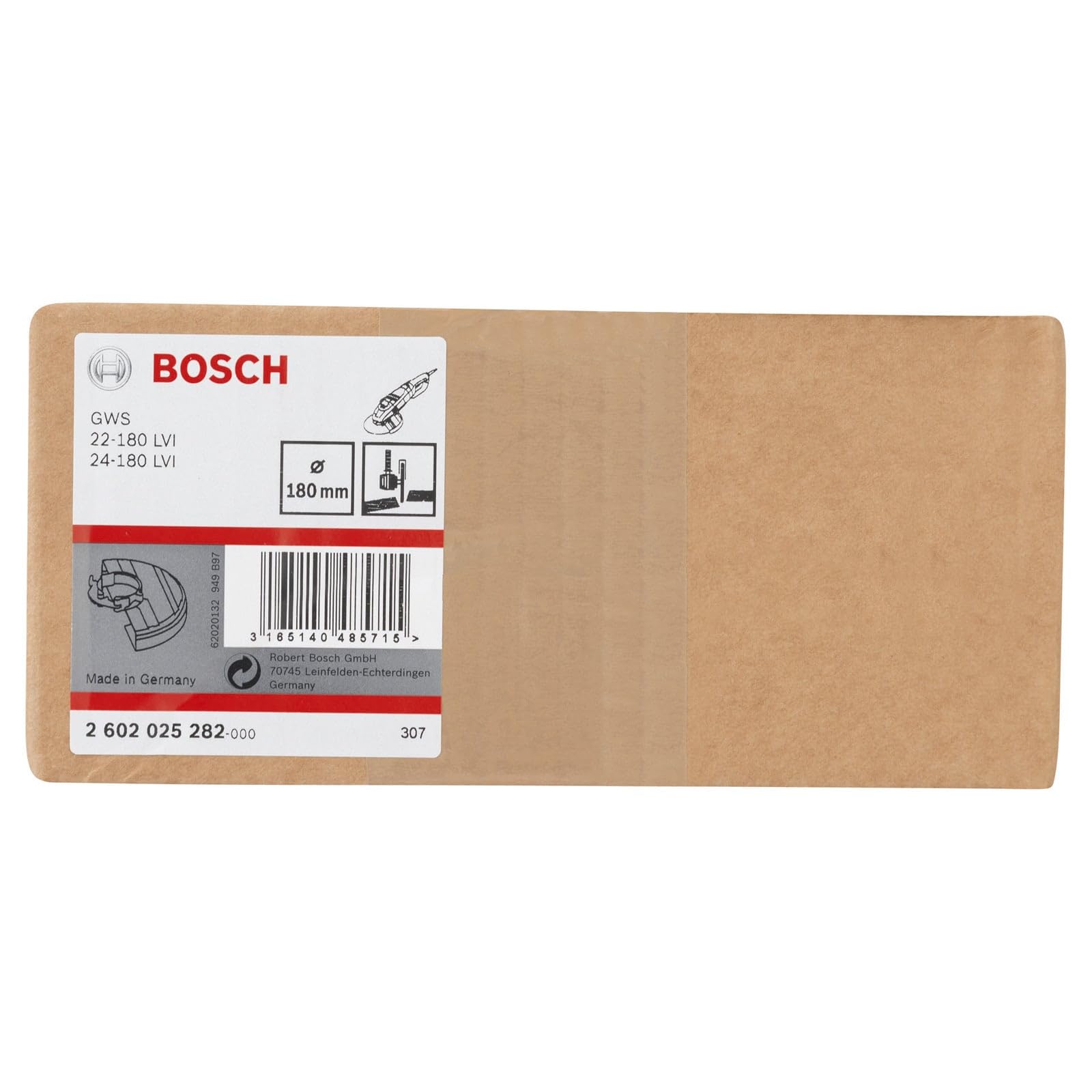 Bosch capot protection tronçonnage 180 mm fixation vis
