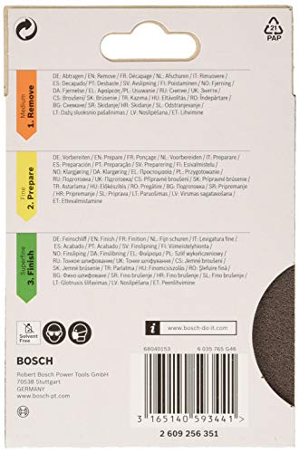 Bosch Abrasifs 2609256351 éponge abrasive arrondis super fin