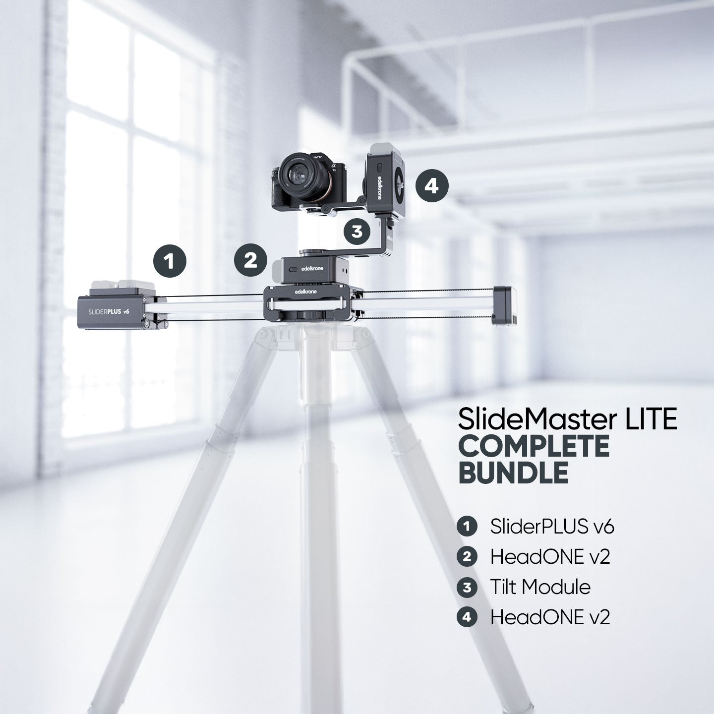 Edelkrone Bundles SlideMaster LITE slider motorisé Essentials
