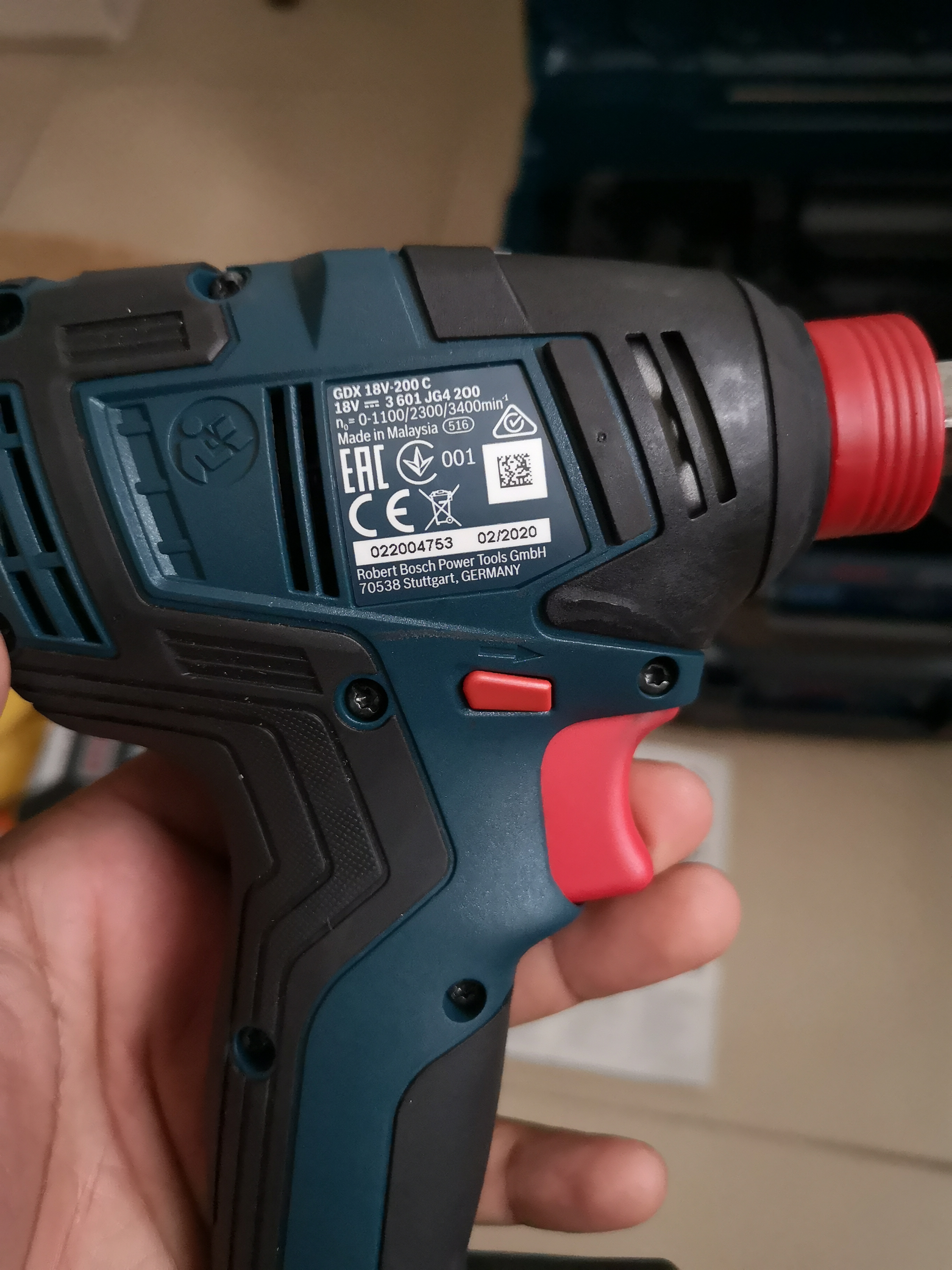 Bosch GDX 18V-200 C boulonneuse 18V solo L-BOXX