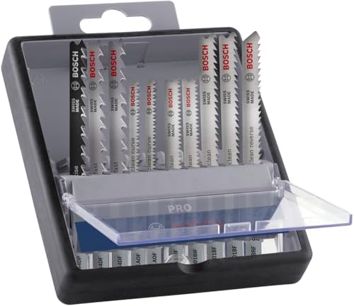 Bosch PRO Hardwood coffret lames scie sauteuse 83 mm lot 10
