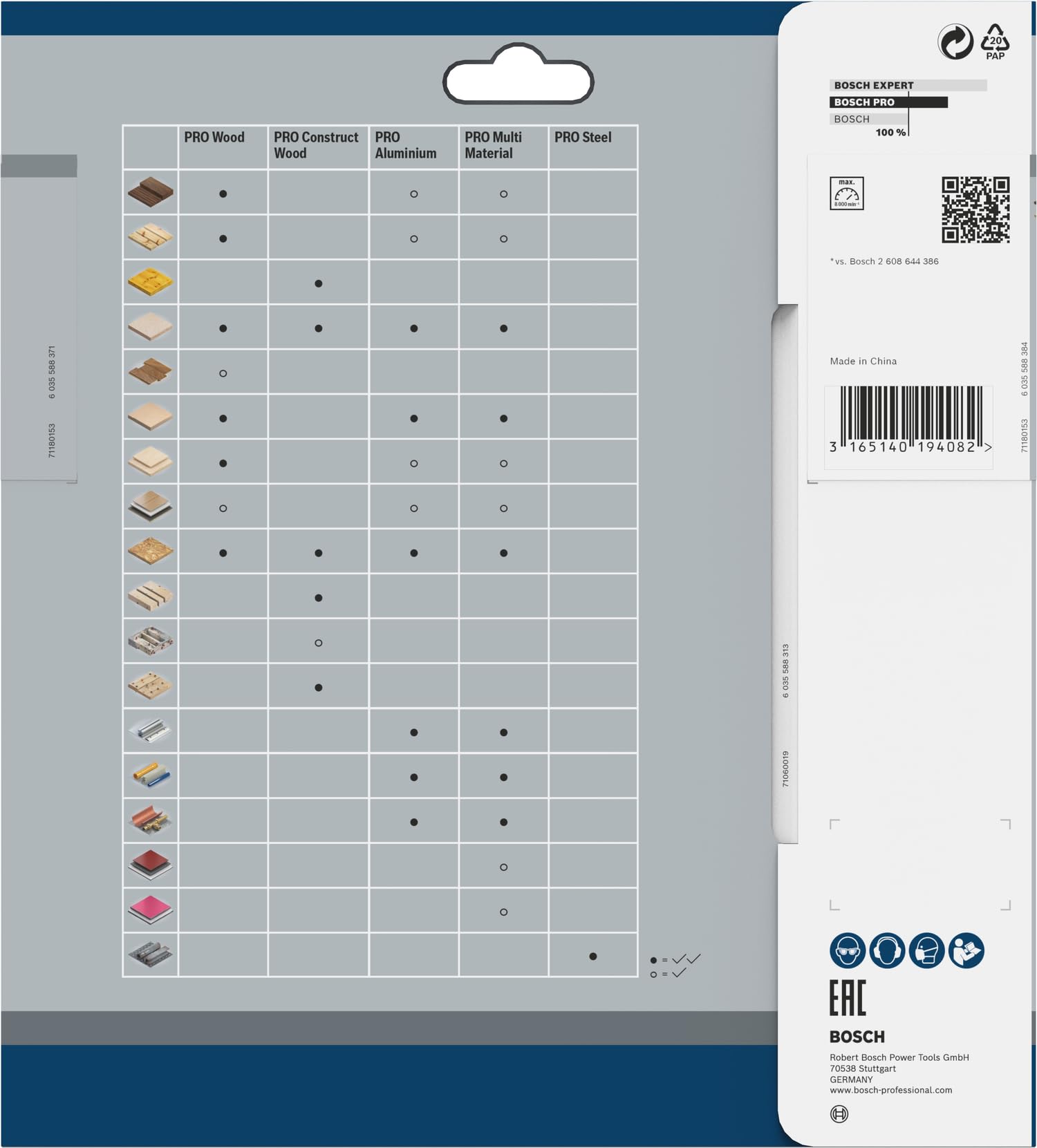 Bosch PRO Wood lame scie circulaire 190 mm 48 dents