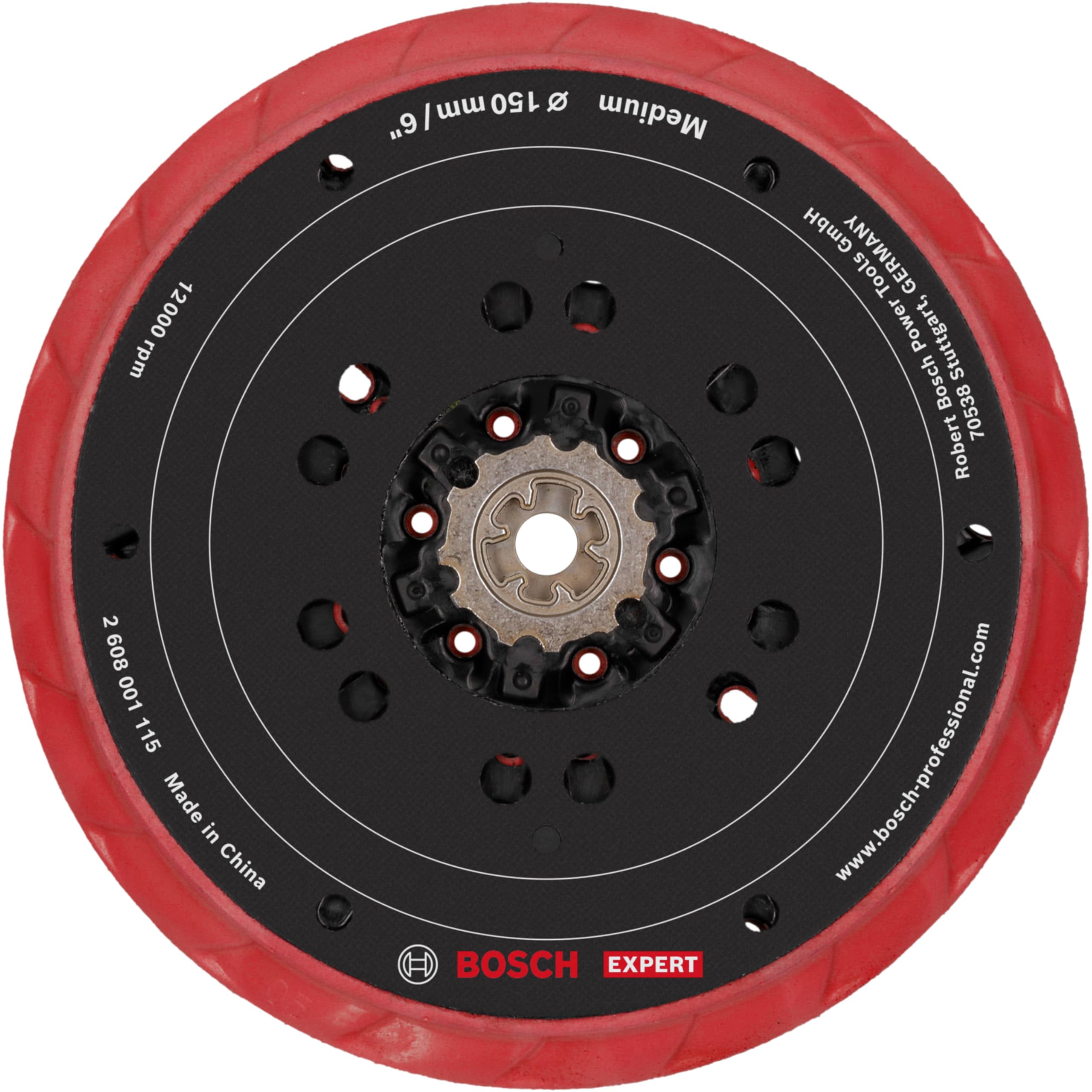 Bosch EXPERT plateau ponçage 150 mm souple multi-trous
