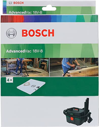 Bosch AdvancedVac 18V-8 sac aspirateur non-tissé x4