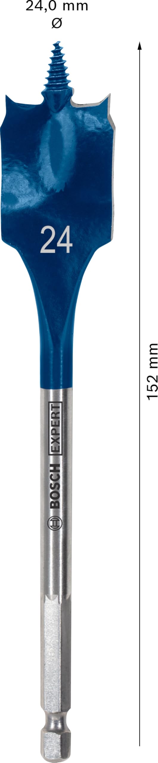 Bosch Expert Self Cut Speed foret plat bois 24 mm 152 mm