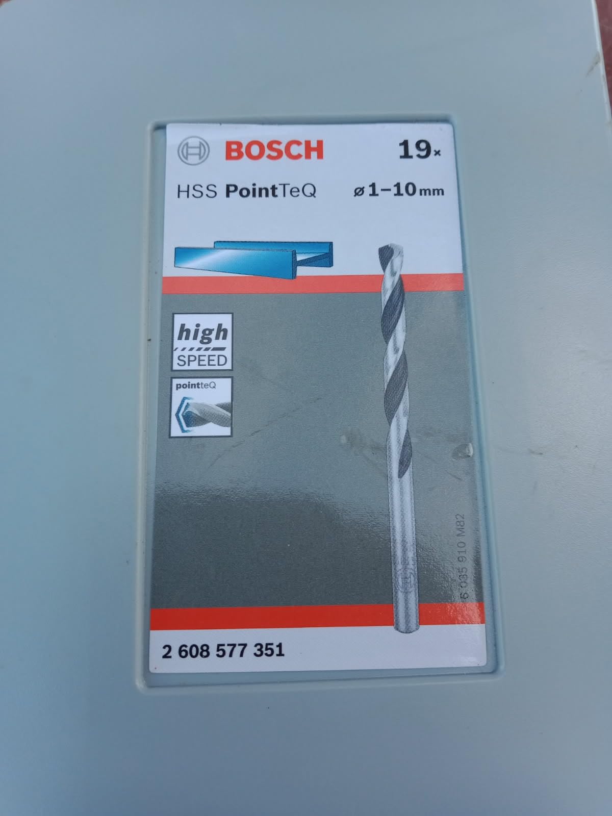 Bosch Forets PointTeQ coffret 19 forets métal 1-10 mm